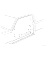 Listwa uszczelniająca - 51131843901