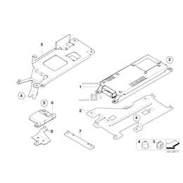 Uchwyt Telematics Control Unit - 84136924548