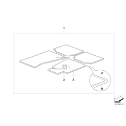 Dywanik welurowy, od strony kierowcy - 51477970874