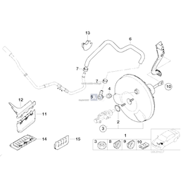 Uszczelka górnej części - 34301164316