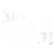 Element dystansowy lewy - 51436954961