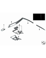 Osłona drewniana konsoli środkowej - 51167975455