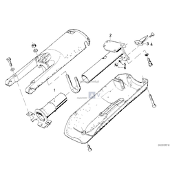 Obudowa wałka kolumny kier. - 32311119690