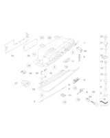 Siłownik schowka na rękawiczki - 51167119226