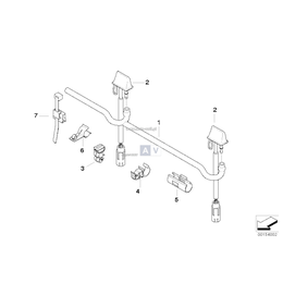 Przewód spryskiwacza - 61667135410