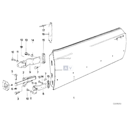 Zawias lewy - 41511865829