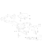 Wahacz przód E39 dolny 535i 540i M5 - Oryginał BMW - 31121141961
