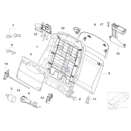 Panel tylny dolny - 52107004740