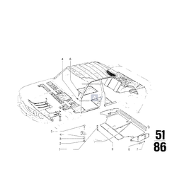 Kpl. blachowkrętu z łbem grzybkowym 20 - 07509063305