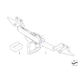 Hak holown. z głowicą elektr. składaną - 71606795731