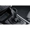 Skórzany uchwyt dźwigni automatycznej zmiany biegów z ozdobną wstawką w kolorze czarnym BMW E81 E87 E90 - 25160415481