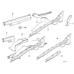 Element podłużnicy przedniej prawej - 41118108784