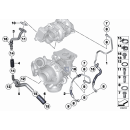 Śruba BMW E31 E30 E36 E34 E32 E38 E39 E46 E53 E60 E63 E65 E70 E81 E84 X1 E90 E91 F01 F07 F10 F11 F12 F15 F16 F20 F30 F25 F26 MIN