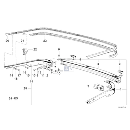 Listwa gumowa górna - 51121809726