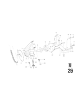 Łańcuch rozrządu BMW E30 E28 E12 E24 E23 M30 S38 - 11411716988