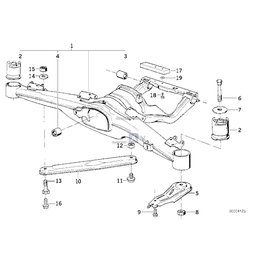 Rubber mounting - 33171140308