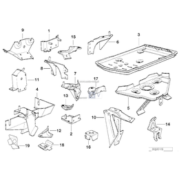 Uchwyt filtra powietrza - 51718181540