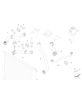 Uchwyt elastycznego przew. ukł. chłodz. - 11537835521