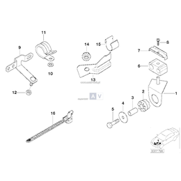 Rubber mounting - 32411125162