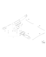 Kpl. osłon drewnianych - 51457149301