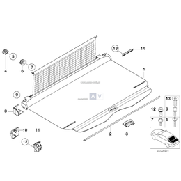 Hak tylny lewy ITS - 51472497581