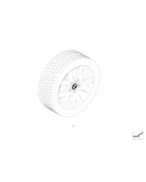 Koło zimowe kpl., alu., Opona Michelin Pilot Alpin - 36110150994