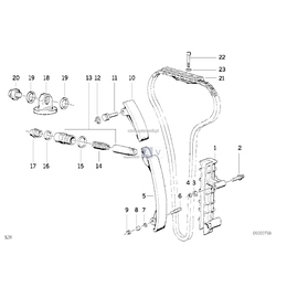 Tulejka napinacza rozrządu BMW E24 E28 E32 E34 M30 730 735 530 535 M5 M6 - 11311706503