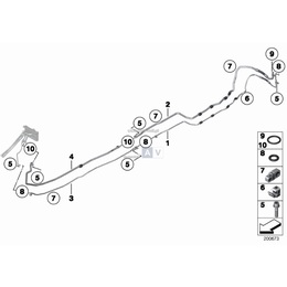 O-ring BMW E38 E39 E46 E60 E65 E81 E84 E90 F01 F10 F15 F20 F25 F30 F48 MINI G12 - 64538375742