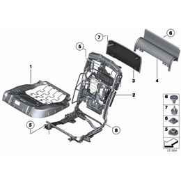 Mechanika fotela komfort., z prawej str. - 52209182490