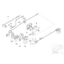 Kabel minus akumulatora - 61126903194