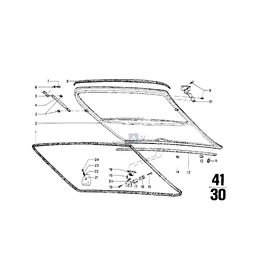 Listwa mask. tylna - 51241803324