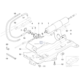 Zacisk przewodu - 61131365412