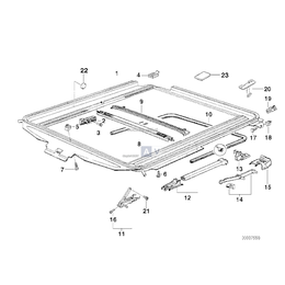 Zestaw napr. ramy podsufitki, mechan. - 54128206384
