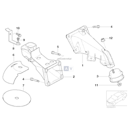 Nakrętka z podkładką - 32101133077