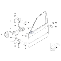 Ogranicznik drzwi - 51218265545