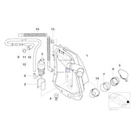 Oryginał BMW - 61688374558