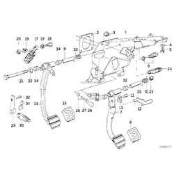 Uchwy czujnika sprzęgła - 61311379131