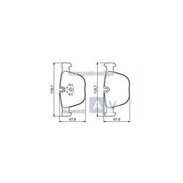 KLOCKI HAM. BMW T. X5/X6 2,4-4,4 09-19