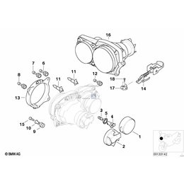 Element montażowy reflektora BMW R21 R21A R28 R1150GS R1150R - 63127667241