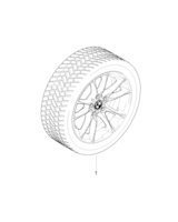 Koło zim.E60 50 225/55 R16 - Oryginał BMW - 36110304115