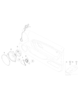 Głośnik średniotonowy prawy Hifi - 65136906856