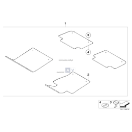 Dywanik welurowy, od strony kierowcy - 51478184797