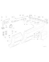 Element błotnika tylnego prawego - 41358128368