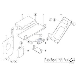 Uchwyt Telematics Control Unit - 84136924689