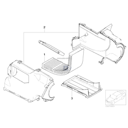 Filtr kabinowy MINI R50 R52 R53 1,4i 1,6i JCW Cooper One - 64311496710