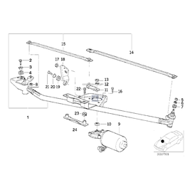 Mechanizm napędu wycieraczek, tylko w połączeniu z - 61618215988