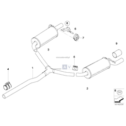 Oryginał BMW - 18307633491