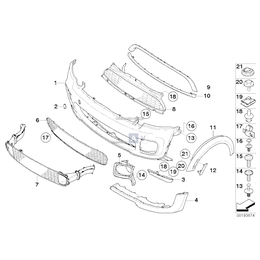 Element przedł., przód prawy - 51110445888