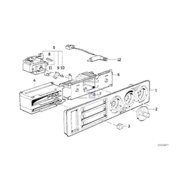 Regulator ogrzewania - 64118390101