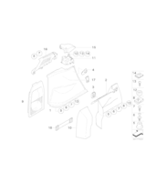 Osłona automatu pasa z prawej strony - 51473413372